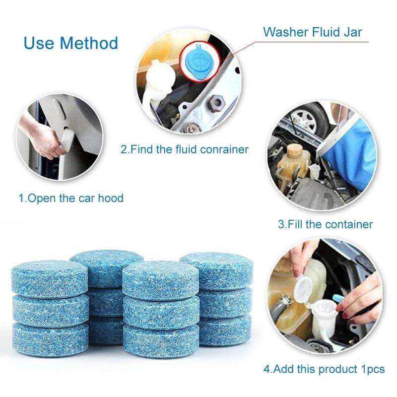 Buy Car Windshield Washer Fluid Effervescent , Windscreen Washer Fluid,Car  Windshield Glass Concentrated Washer s Cleaning s Solid Wiper Glass Solid  Washer s-50 PCS Online at desertcartINDIA